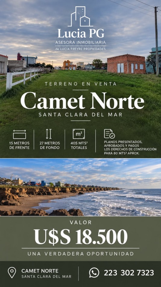 Lote en Camet Norte