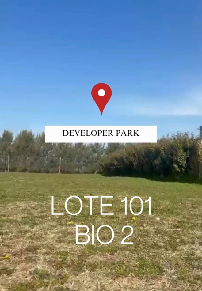 Lote en Developer Park